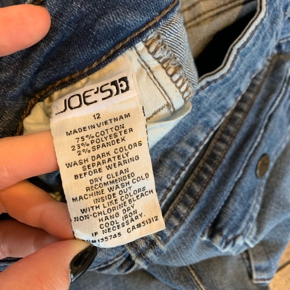 Joe’s Jeans Girls Zipper Moto Skinny Jeans - Picture 5 of 7